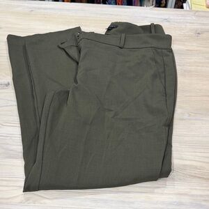 Ann Taylor Factory Olive Straight Leg Pants